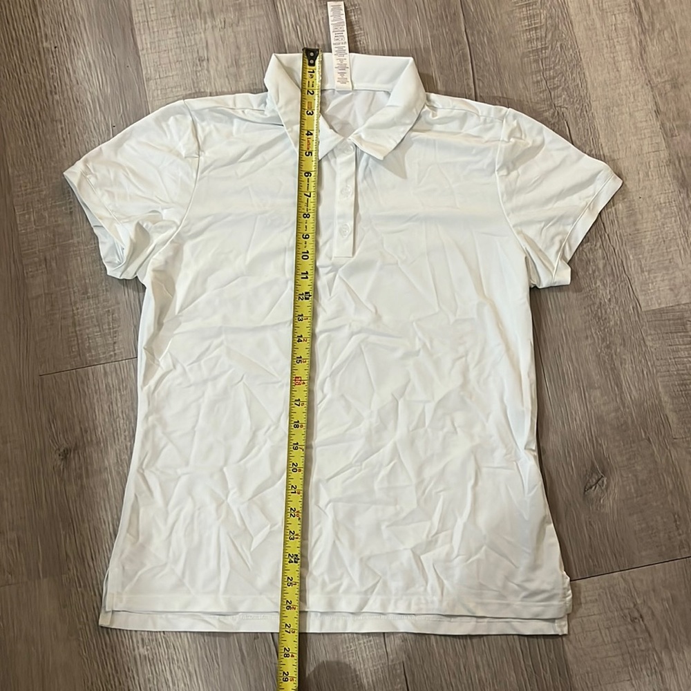 Young Women’s Medium.  Super soft.  Nylon/Spandex